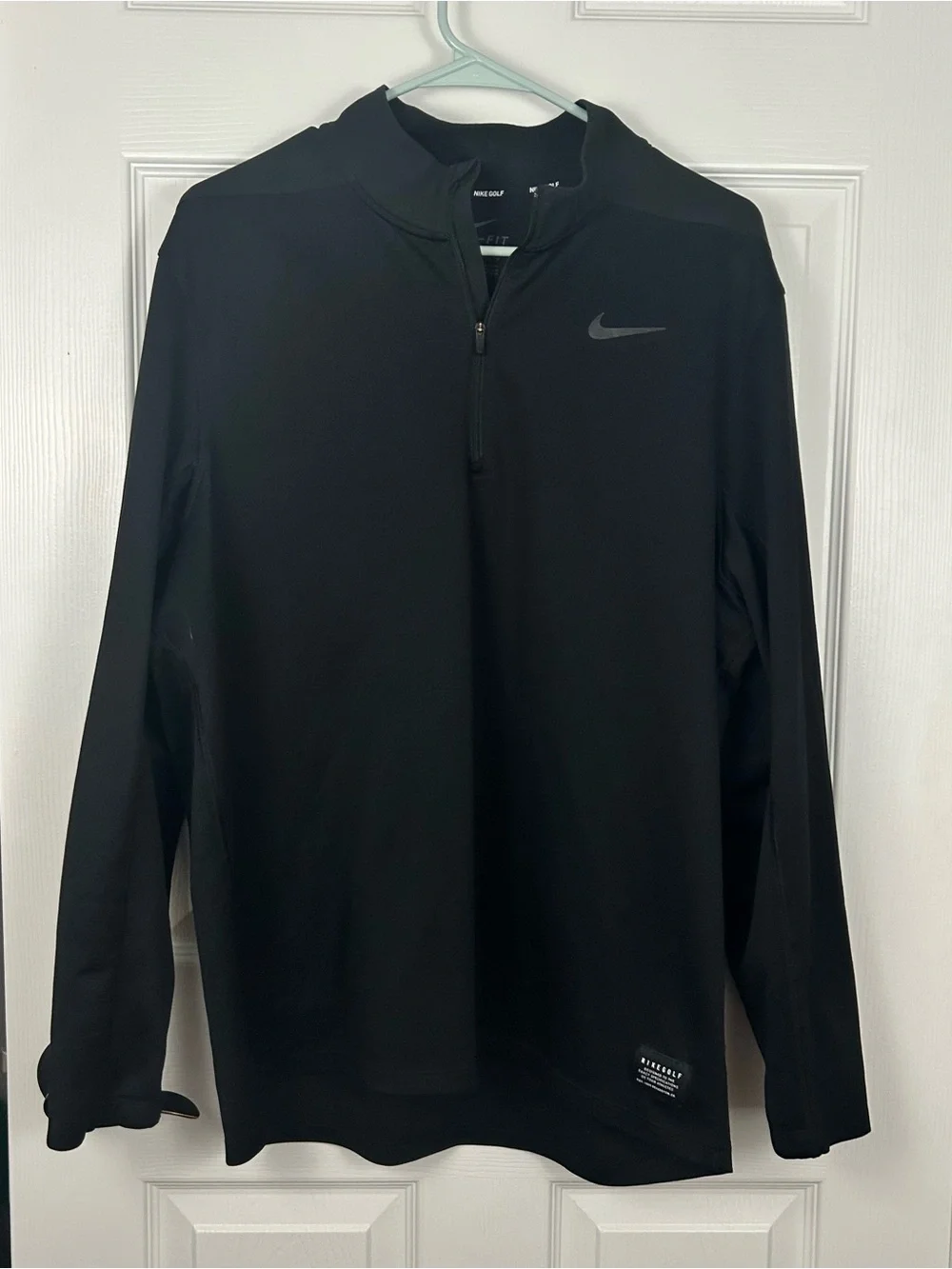 Nike Golf Dri-fit Black Pullover Men’s Large